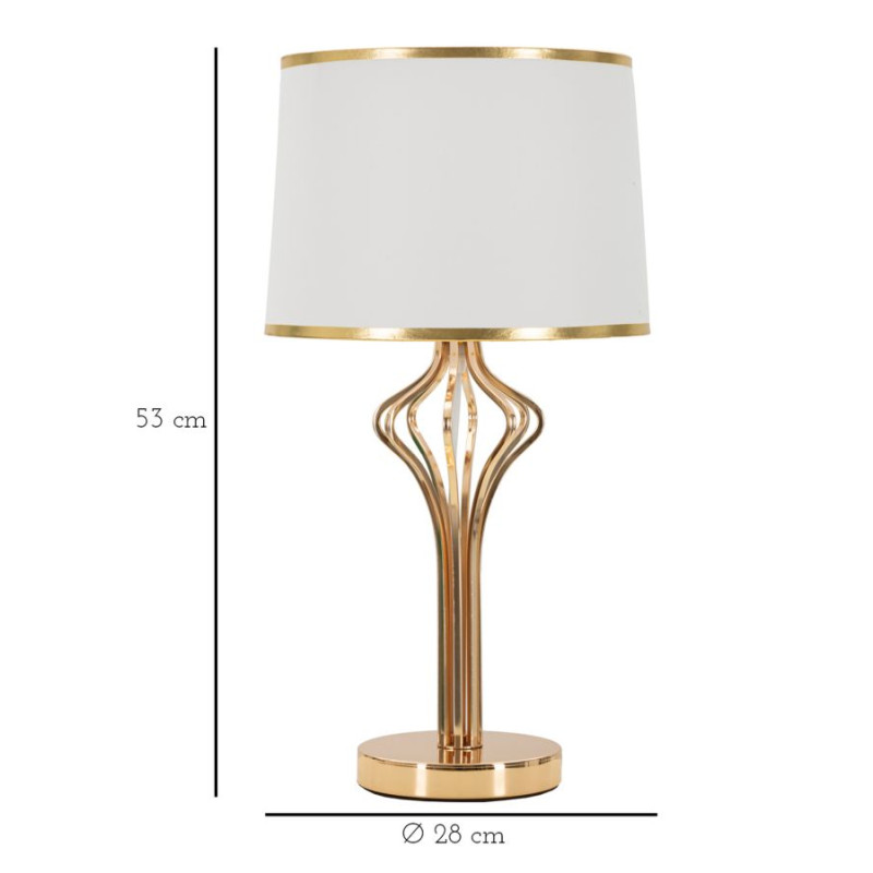 Lampe à poser moderne chic H 53 cm...