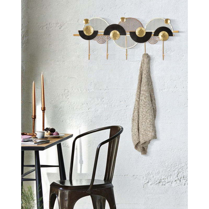 Porte manteaux design chic 5 crochets...