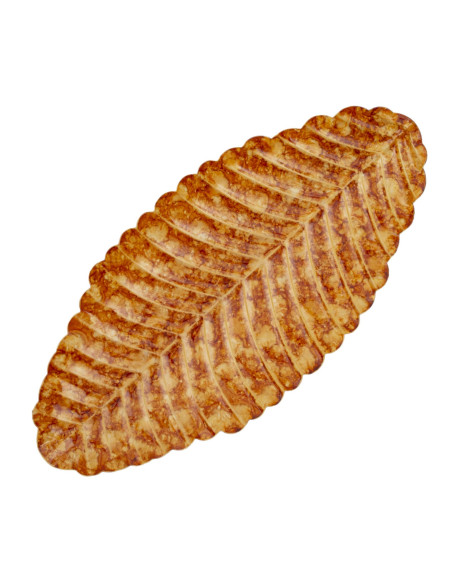 Lot de 2 Centres de table design Feuille 57 cm Métal Orange Drop