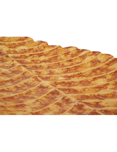 Lot de 2 Centres de table design Feuille 57 cm Métal Orange Drop