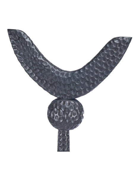 Grande Sculpture déco ethnique chic Totem H 190 cm Bois de manguier Noir The Totemic Touch 