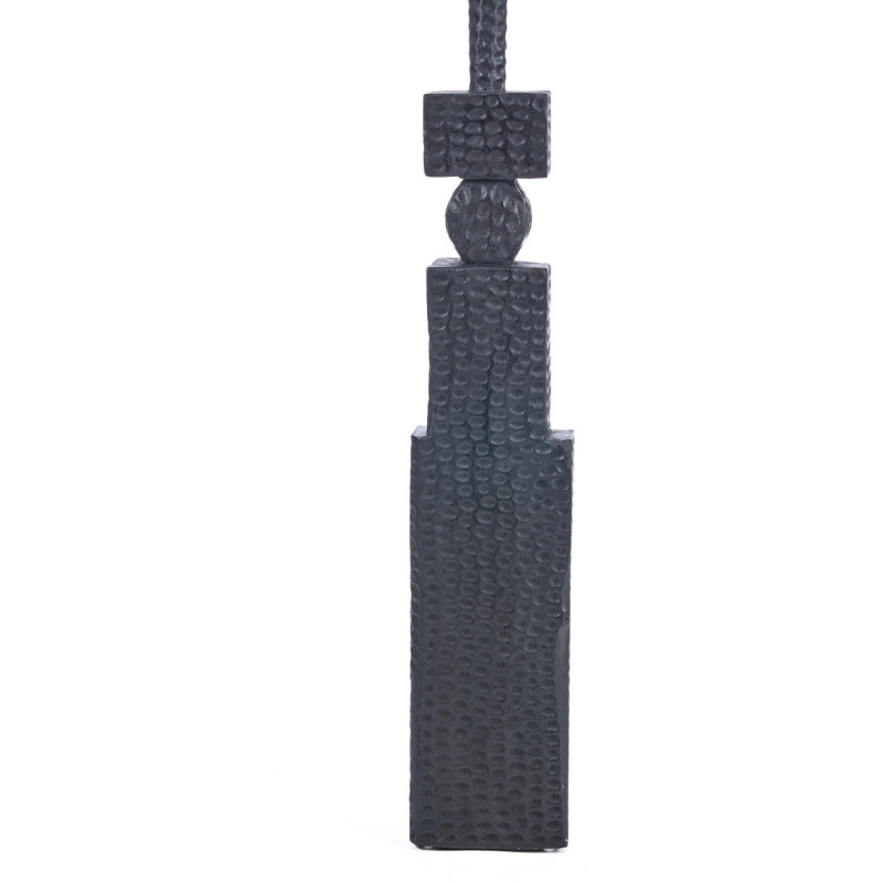 Grande Sculpture déco ethnique chic Totem H 190 cm Bois de manguier Noir The Totemic Touch 