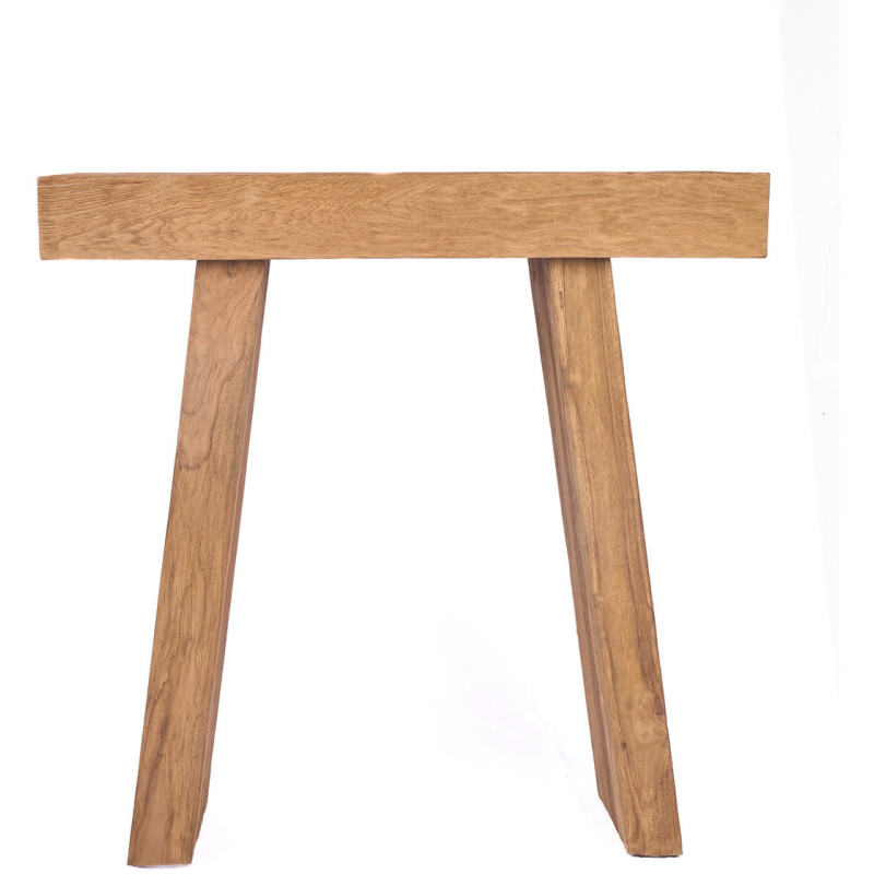 Console rustique chic Rectangulaire 86 cm Bois de teck Naturel The Stance 