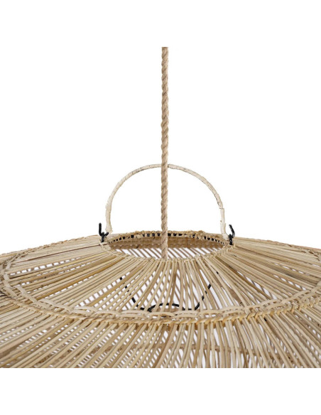 Abat jour original XL pour suspension 110 cm en Rotin Naturel The Macaron 
