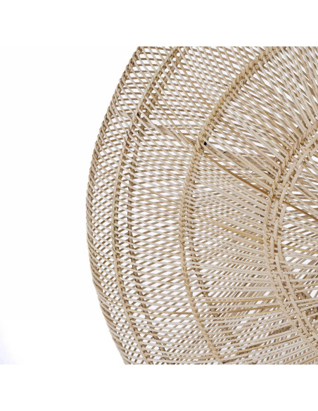 Abat jour original XL pour suspension 110 cm en Rotin Naturel The Macaron 