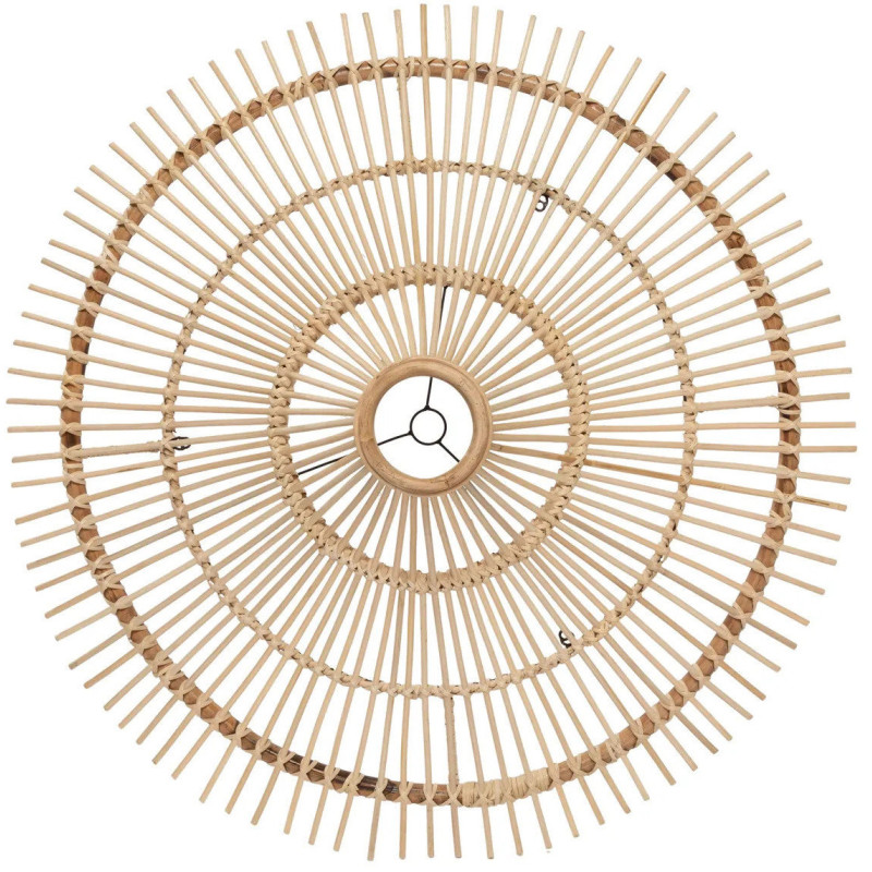 Abat jour original XL pour suspension 110 cm en Rotin Naturel The Sky 
