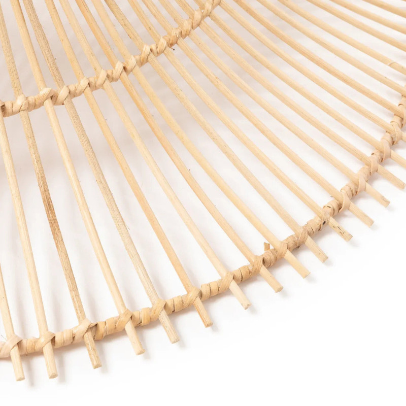 Abat jour original XL pour suspension 110 cm en Rotin Naturel The Sky 