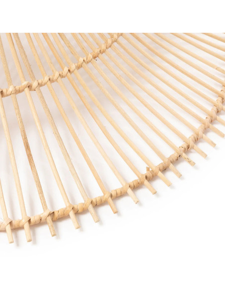 Abat jour original XL pour suspension 110 cm en Rotin Naturel The Sky 
