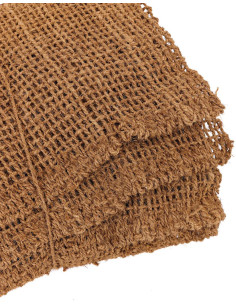Brise vue original 1 m x 150 cm en Fibre de noix de coco Naturel The Coco Fence 