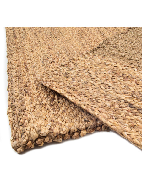 Tapis Rectangulaire 175x280 en Herbe de mer Naturel Jacinthe d'eau Naturel The Paddle Field 