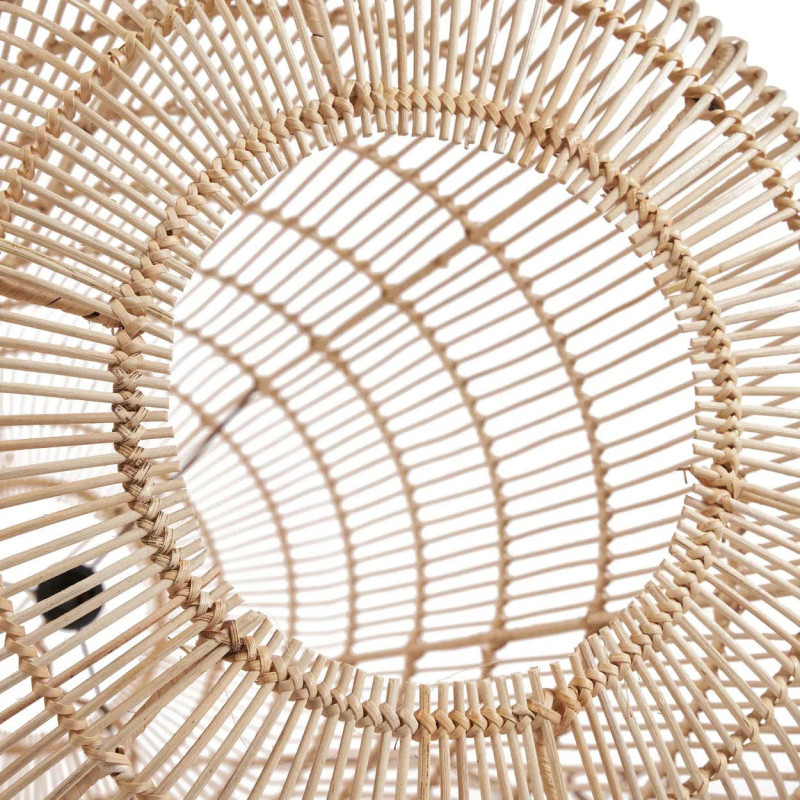 Grand Abat-jour bohème chic Hauteur 120 cm Rotin Naturel Tressé The Bozelo 