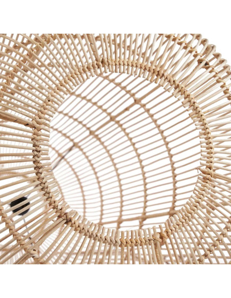 Grand Abat-jour bohème chic Hauteur 120 cm Rotin Naturel Tressé The Bozelo 