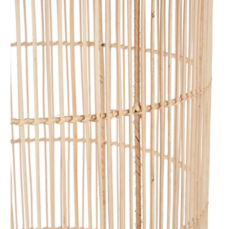 Grand Abat-jour bohème chic Hauteur 120 cm Rotin Naturel Tressé The Bozelo 
