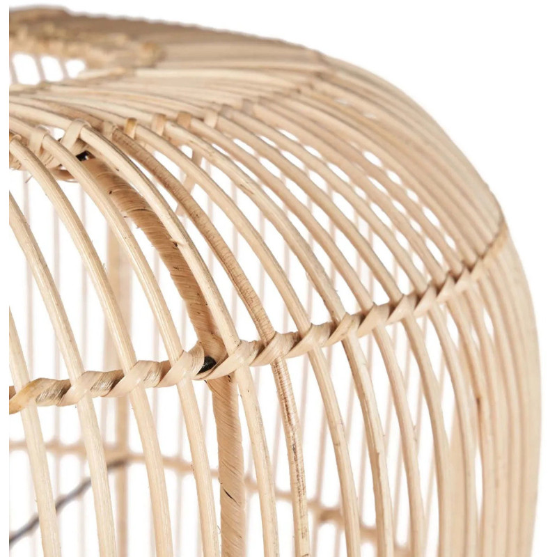 Grand Abat-jour bohème chic Hauteur 120 cm Rotin Naturel Tressé The Bozelo 