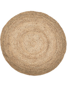 Tapis Rond 200 cm en Jacinthe d'eau Naturel The Water Hyacinth 