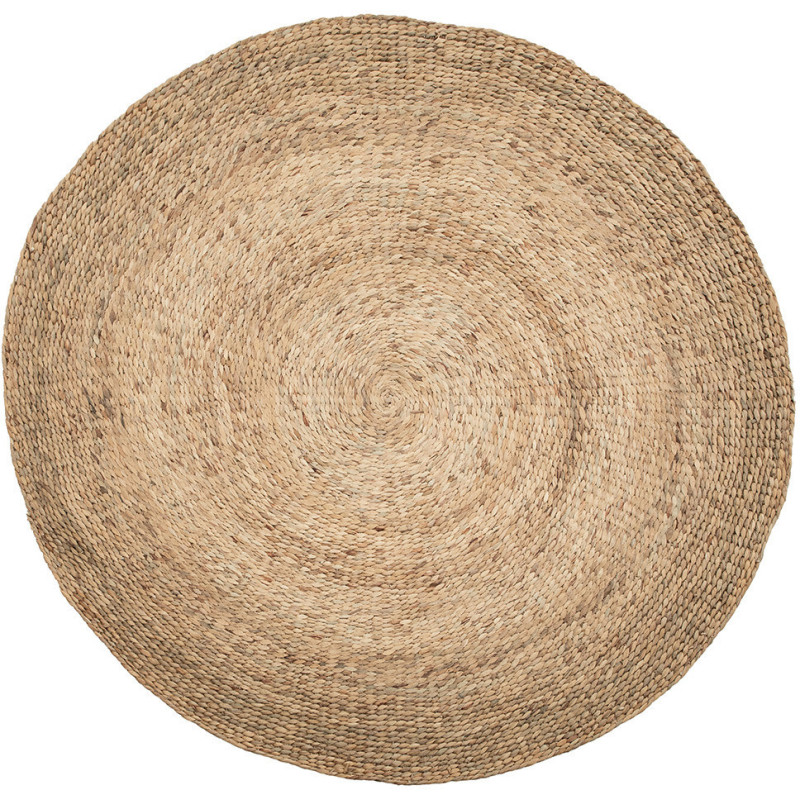 Tapis Rond 200 cm en Jacinthe d'eau Naturel The Water Hyacinth 