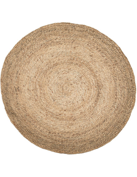 Tapis Rond 200 cm en Jacinthe d'eau Naturel The Water Hyacinth 