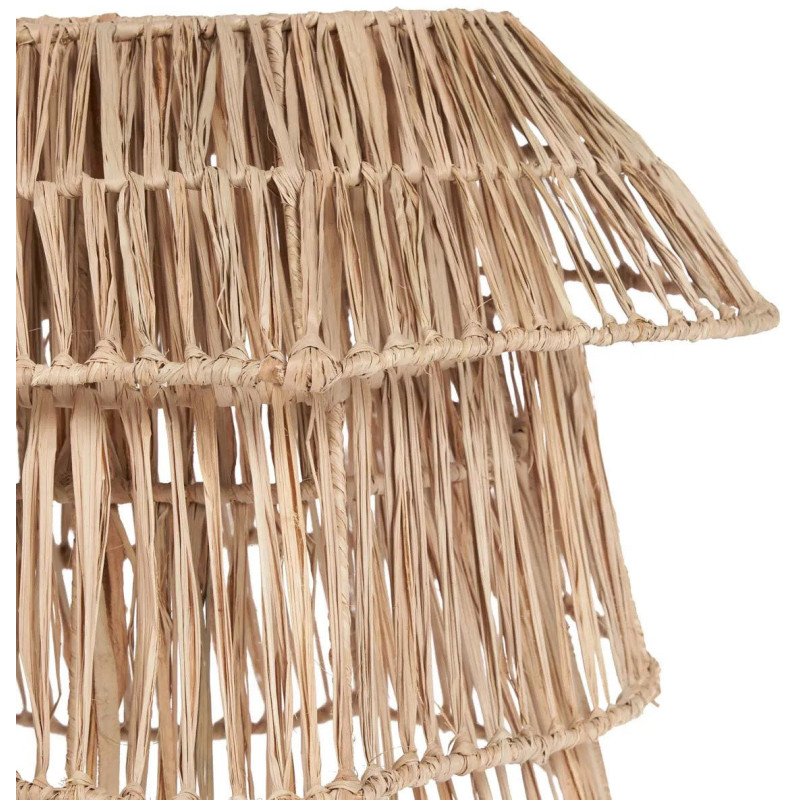 Grand Abat-jour bohème 135 cm Jonc de mer Naturel Tressé The Bingh 