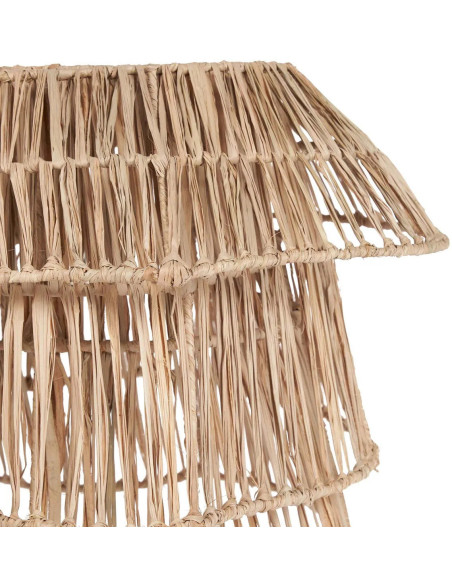Grand Abat-jour bohème 135 cm Jonc de mer Naturel Tressé The Bingh 