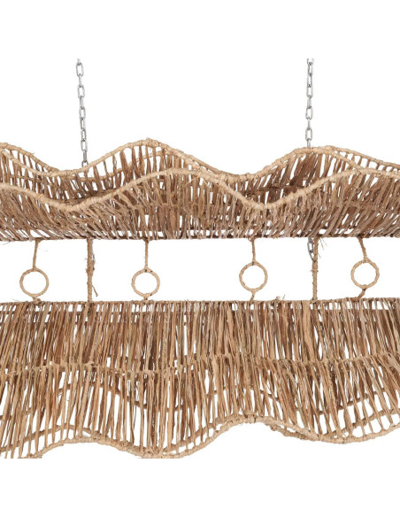 Grand Abat-jour bohème 135 cm Jonc de mer Naturel Tressé The Bingh 