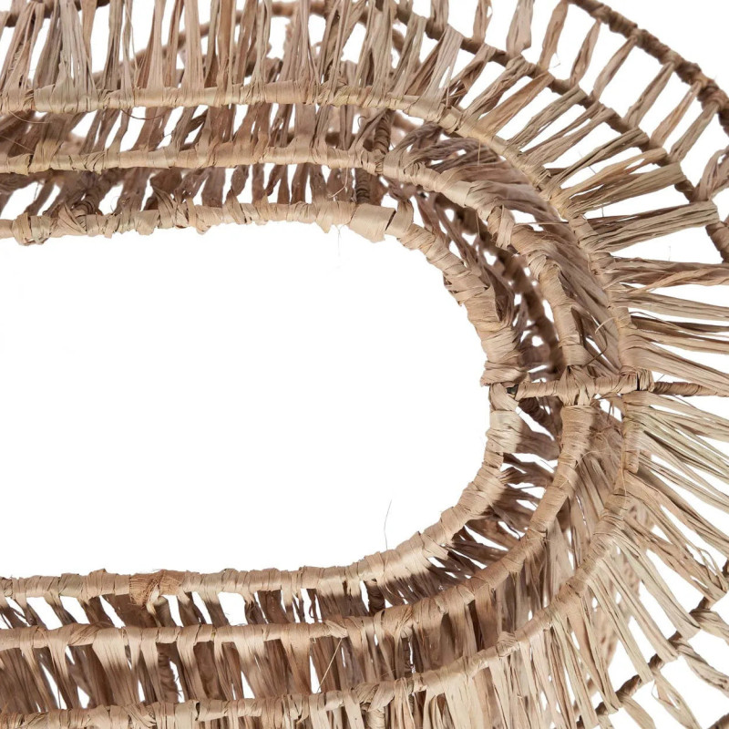 Grand Abat-jour bohème 135 cm Jonc de mer Naturel Tressé The Bingh 