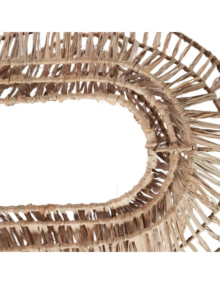 Grand Abat-jour bohème 135 cm Jonc de mer Naturel Tressé The Bingh 