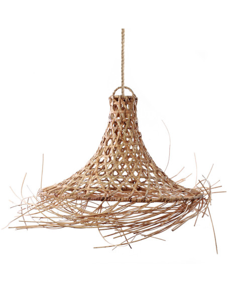 Abat-jour pour suspension 40 cm Rotin Naturel The Mykonos 