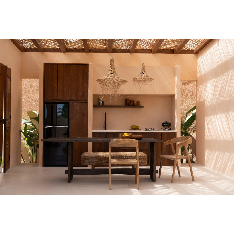 Abat-jour pour suspension 40 cm Rotin Naturel The Mykonos 