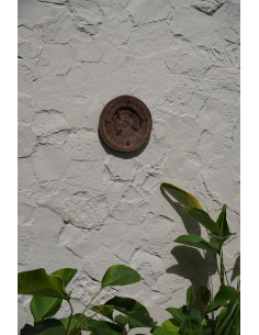 Décoration murale originale Assiette 30 cm en Rotin Marron The Jasmine 