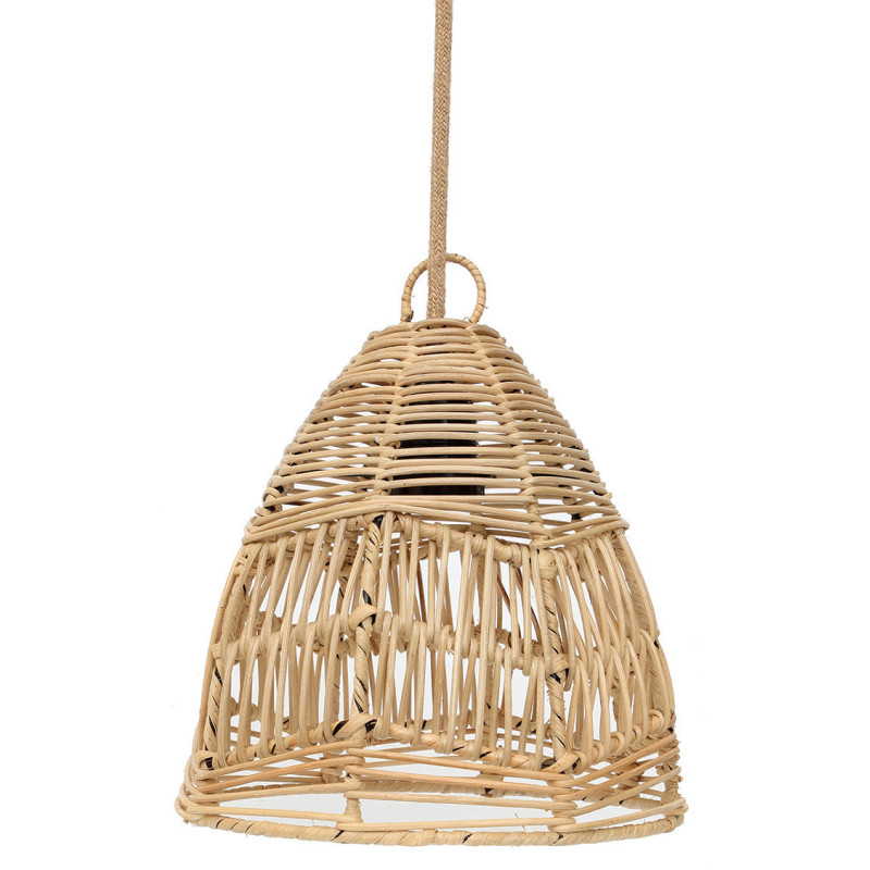 Abat-jour pour suspension 20 cm Rotin Naturel The Bala 