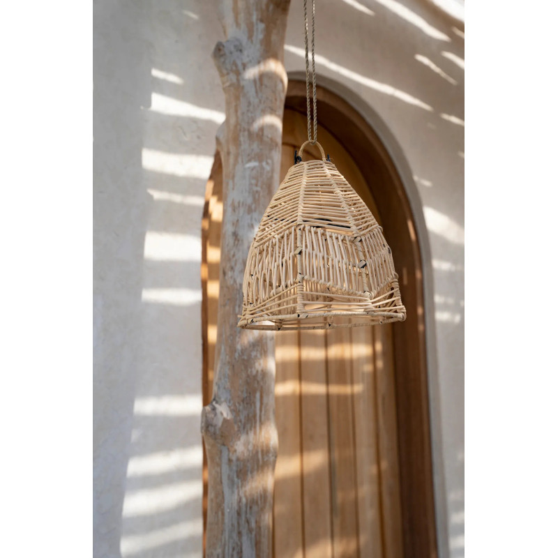 Abat-jour pour suspension 20 cm Rotin Naturel The Bala 