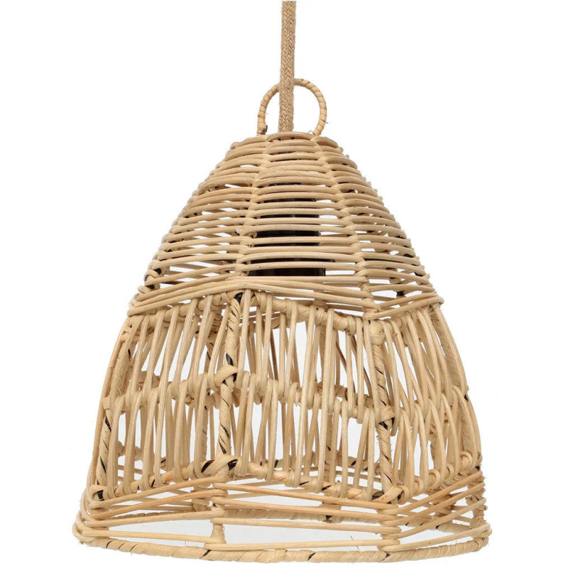 Abat-jour pour suspension 20 cm Rotin Naturel The Bala 