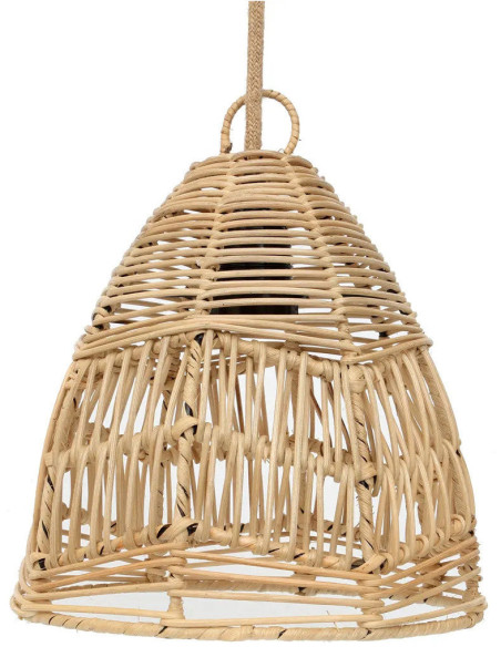 Abat-jour pour suspension 20 cm Rotin Naturel The Bala 