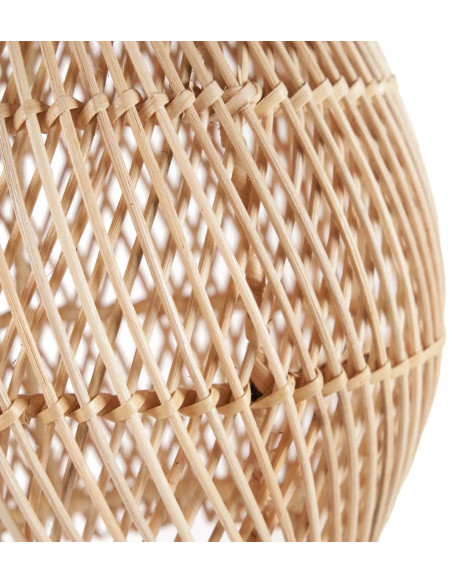 Abat-jour bohème chic 20 cm Rotin Naturel Tressé The Piccolo 