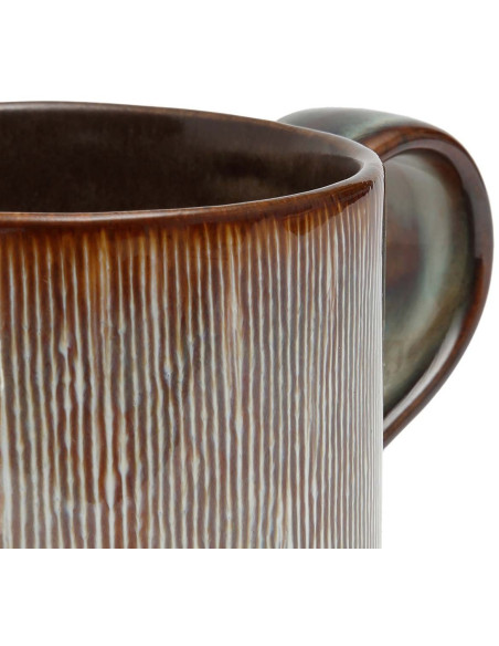 Mug avec anse Hauteur 8 cm Grès Greige Marron The Peniche 