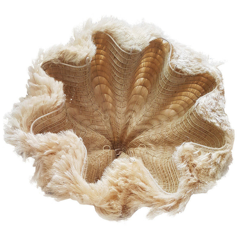 Grand Abat-jour XL bohème Cheveux 110 cm Herbe Naturel The Rami 