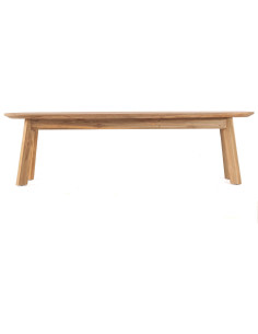 Banc de jardin moderne 4 places en Bois de teck recyclé Naturel The Tutuala 