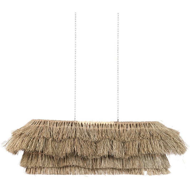 Grand Abat-jour bohème 140 cm Jonc de mer Naturel The Nyang Nyang 