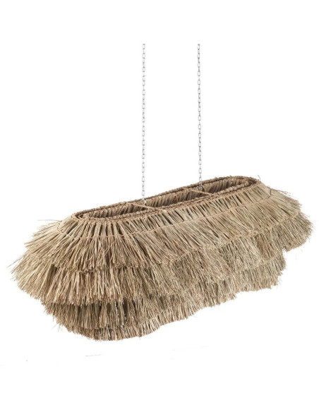 Grand Abat-jour bohème 140 cm Jonc de mer Naturel The Nyang Nyang 