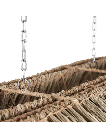 Grand Abat-jour bohème 140 cm Jonc de mer Naturel The Nyang Nyang 