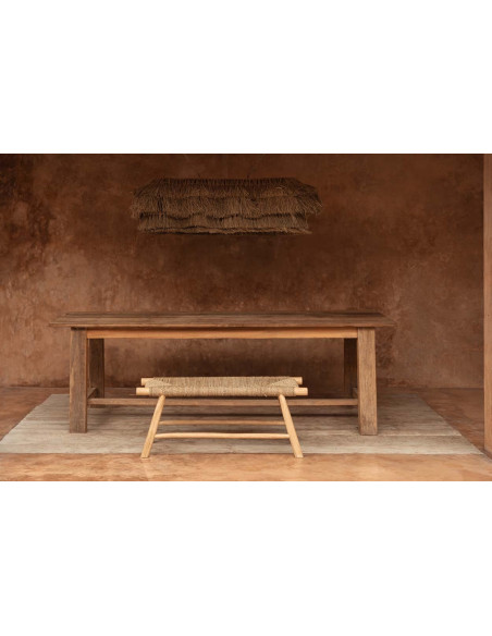 Grand Abat-jour bohème 140 cm Jonc de mer Naturel The Nyang Nyang 