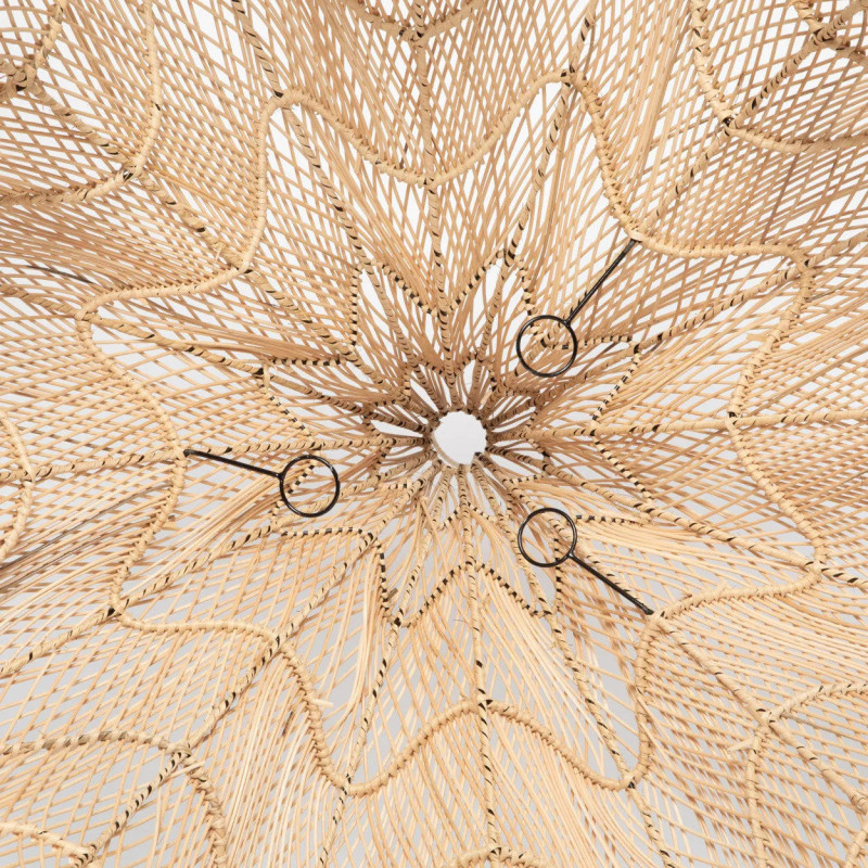 Abat jour original XL pour suspension 110 cm en Rotin Naturel The Whipped 