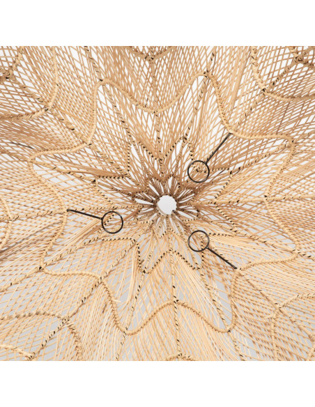 Abat jour original XL pour suspension 110 cm en Rotin Naturel The Whipped 
