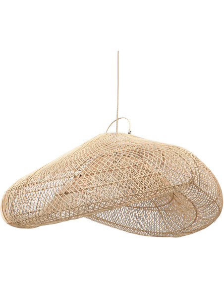 Abat jour original XXL Nuage pour suspension 120 cm en Rotin Naturel The Cloud 