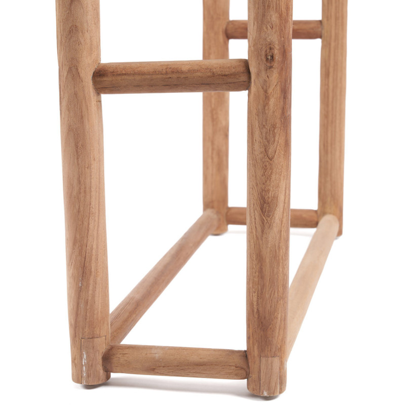 Porte serviettes rustique 2 niveaux en Bois de teck Naturel The Rustic 