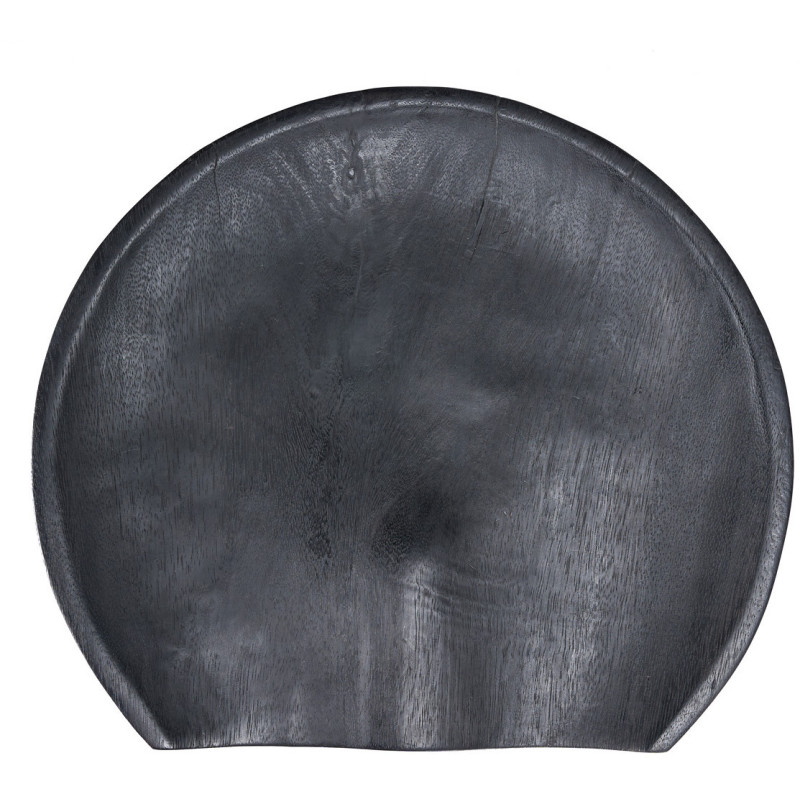 Tabouret de bar H 75 cm Bois de manguier Noir The Tala 