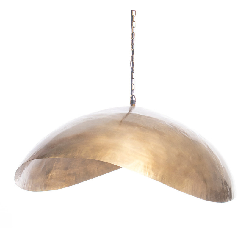 Abat jour original XXL pour suspension 100x70 en Métal Doré The Fortune Cookie 