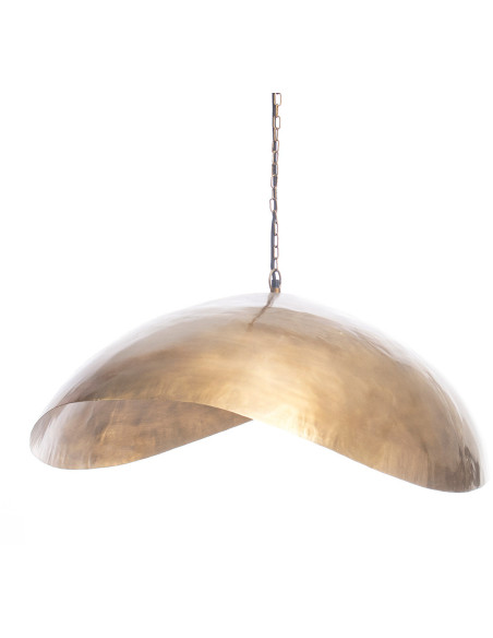 Abat jour original XXL pour suspension 100x70 en Métal Doré The Fortune Cookie 