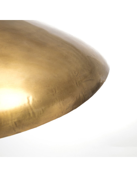 Abat jour original XXL pour suspension 100x70 en Métal Doré The Fortune Cookie 