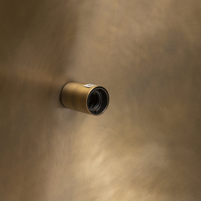 Abat jour original XXL pour suspension 100x70 en Métal Doré The Fortune Cookie 